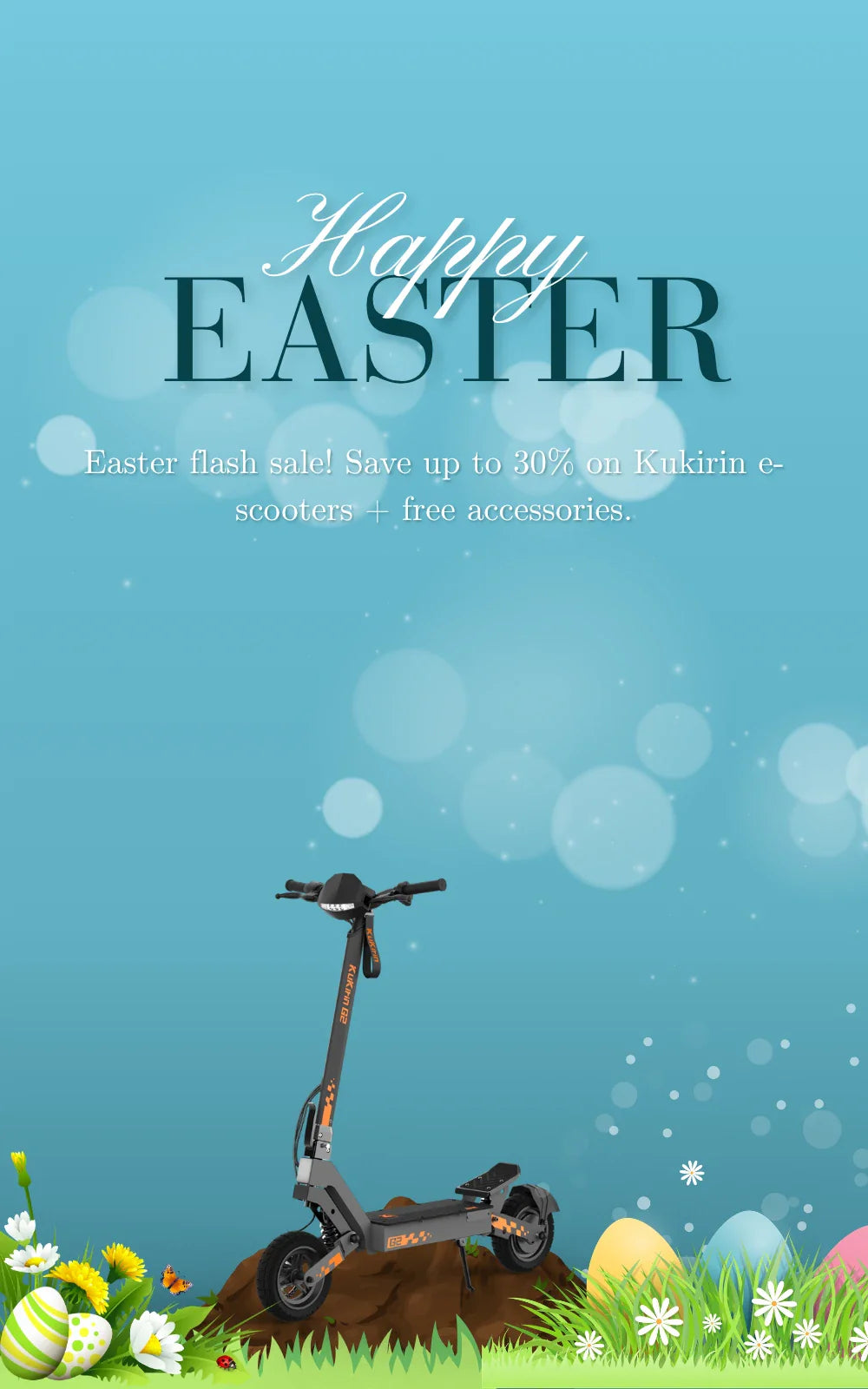 🐰 KuKirin Easter Sale 2026: Hop into Savings on Premium Electric Scooters! 🥚